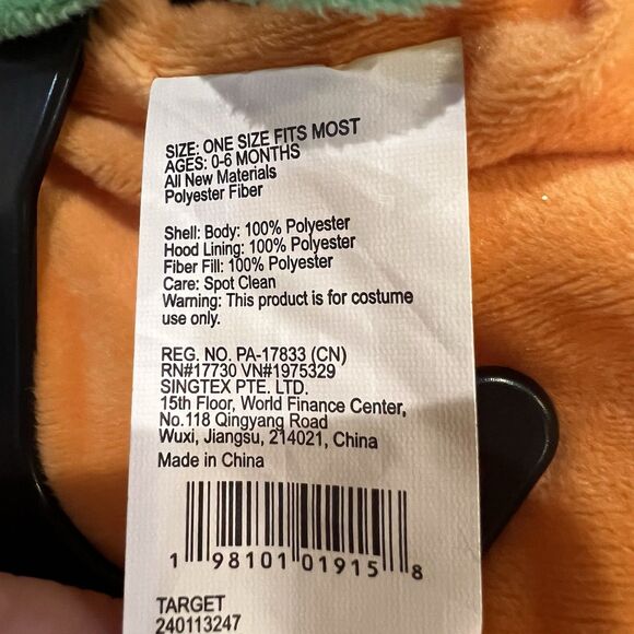 Hyde and Eek Boutique Pumpkin Infant Carrier Cover Halloween 0-6 Months - Picture 5 of 5